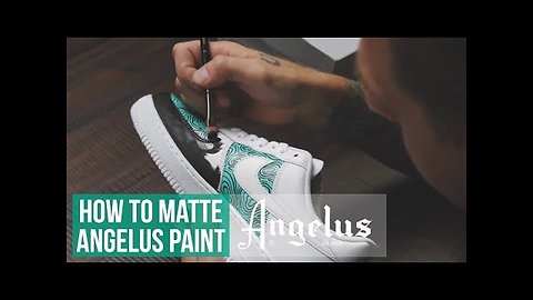 Custom Nike Air Force 1 | How to Matte Angelus Paint