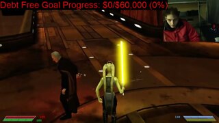 Count Dooku VS Chewbacca In A Battle With Live Commentary In Star Wars Jedi Knight Jedi Academy