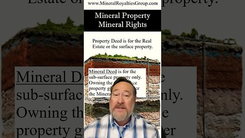 Mineral Property & Mineral Rights - Mineral Royalties #energy #property #mineral #mineralresources