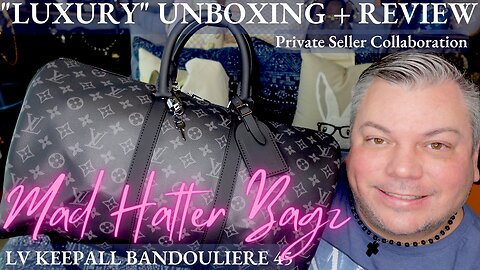 LET'S GO! BOUGIE ON A BUDGET 1:1 QUALITY LV KEEPALL BANDOULIERE 45 ECLIPSE MONOGRAM from Savebullet