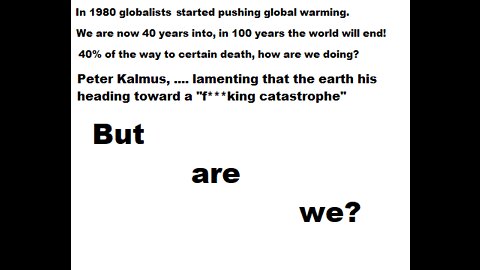 Ode to Peter Kalmus warmist/globalist