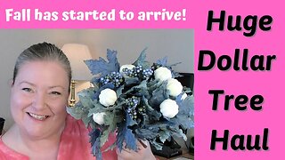 Huge Dollar Tree Haul ~ Fall Has Started to Arrive at Dollar Tree ~ New Craft & Pet Decor Items