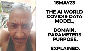 16MAY23 THE AI WORLD COVID19 DATA MODEL DOMAIN PARAMETERS PURPOSE, EXPLAINED.