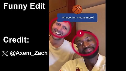 Funny Edit. Credit @Axem_Zach on Twitter. Dirk Nowitzki and Dwayne Wade #nba #basketball #halloffame