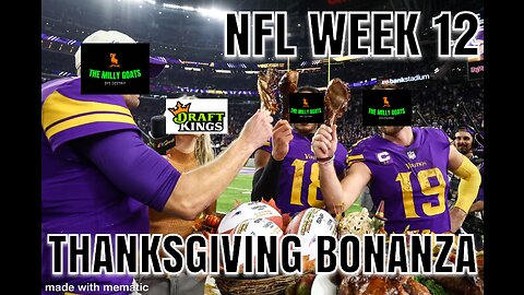 NFL Week 12 Thanksgiving Football Cornucopia - DFS Destiny