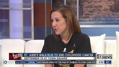 St. Jude's walk/run to end childhood cancer