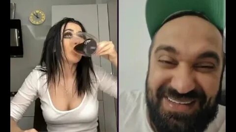 Oana Zăvoranu Vs Feraru bea bere pe live TikTok 😂😂