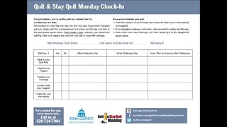 Pima County health officials want to help you quit smoking... on a Monday