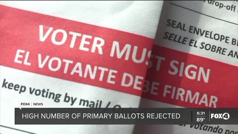 Ballots rejected over careless mistakes