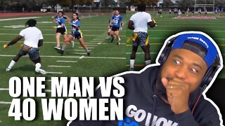 One MAN vs 40 WOMAN and they still LOST