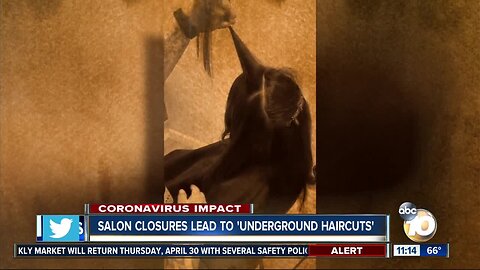 Salon closures lead to 'underground haircuts'