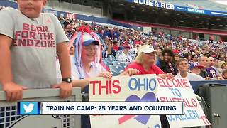 Super fan travels over 200 miles to see Buffalo Bills