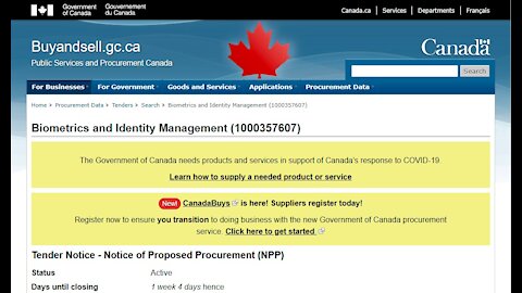 Canada Border Services Agency Seeks Biometrics Expert
