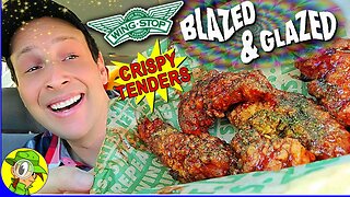 Wingstop® 🛩️ BLAZED & GLAZED CRISPY TENDERS Review 🌿✨🍗🥴 ⎮ Peep THIS Out! 🕵️‍♂️