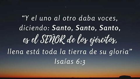 Santo, Santo, Santo #devocional #devocionaldiario #jesuscristo