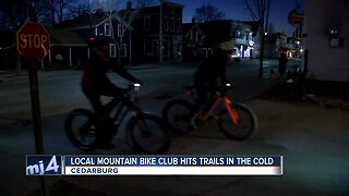 Cedarburg mountain bike club hits trails in the cold