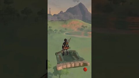 I think the devs overlooked this… flying apple glitch #tearsofthekingdom