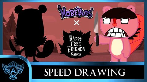 Speed Drawing: Happy Tree Friends Fanon - Jonathan | Mobebuds Style