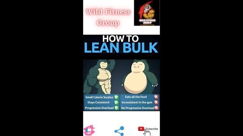 🔥How to lean bulk🔥#fitness🔥#wildfitnessgroup🔥#shorts🔥