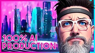 ⚡️100% ai Generated Live Production | Music + Background + Avatar