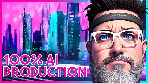 ⚡️100% ai Generated Live Production | Music + Background + Avatar