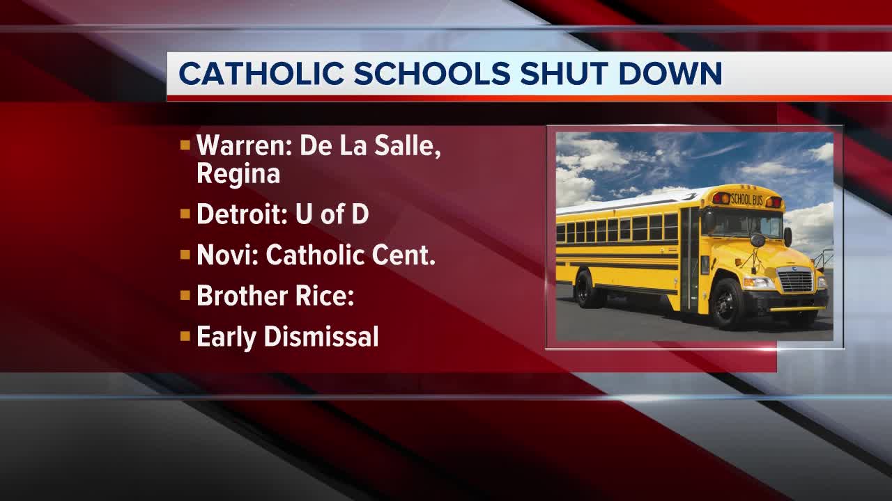 Several Catholic schools in metro Detroit closed Friday due to threats