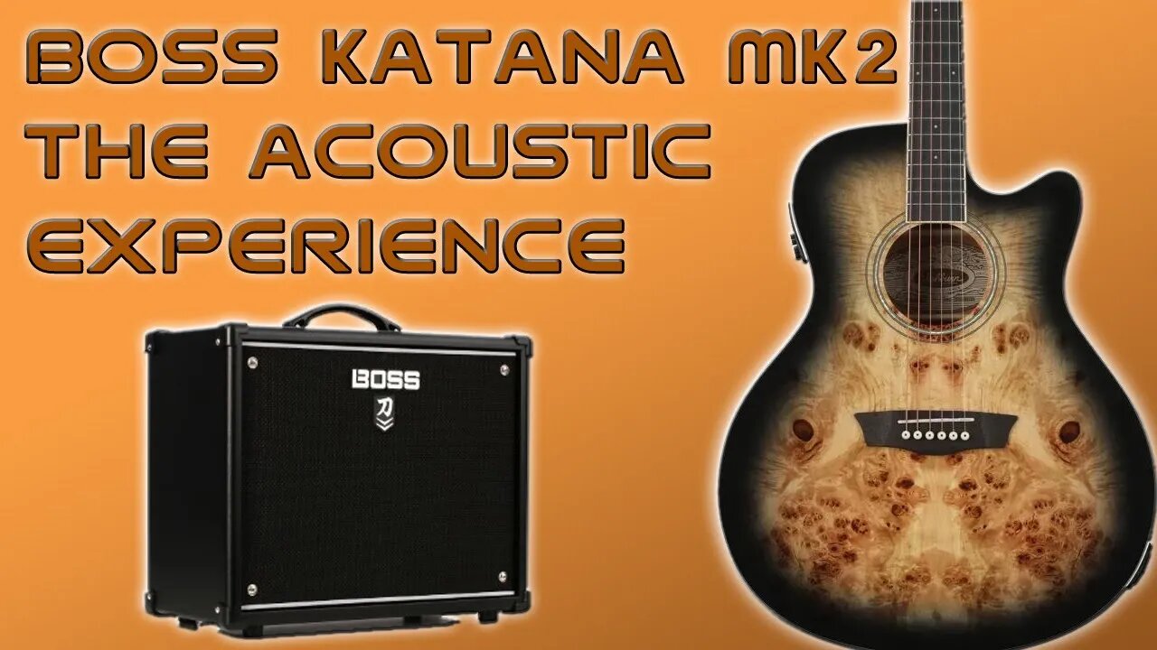 Using An Acoustic Guitar With A Boss Katana Mk2 #bosskatana #boss # ...