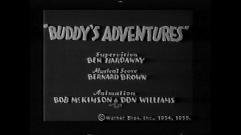 1934, 11-17, Looney Tunes, Buddy’s adventures