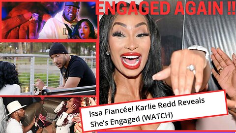 LHH Karlie Redd: Engaged Again? For The Umpteenth Time To Now That’s TV Owner, T Davinci 💍 Love and hip hip Karlie Redd has done it again! She's officially engaged again for the umpteenth time, This time to T Davinci, The mastermind behind the