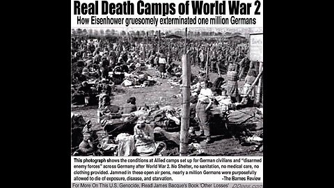 U.S.A Eisenhower death camps, WW2 American concentration camps
