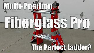 Awesome Werner Ladder | Multi Position Fiberglass Pro 5 in 1 | Perfect Size Ladder