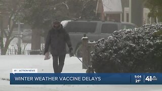 Winter weather vaccine delays