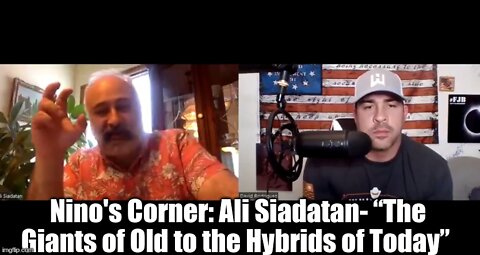Nino's Corner: Ali Siadatan - “The Giants of Old to the Hybrids of Today”