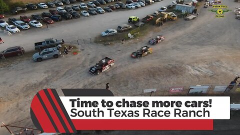 Chasing Race Cars at the South Texas Race Ranch with a FPV Drone - 5th Race #racetrack #racecars