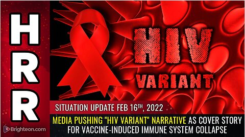 Media pushing "HIV variant" narrative as cover story for vaccine-induced IMMUNE SYSTEM COLLAPSE