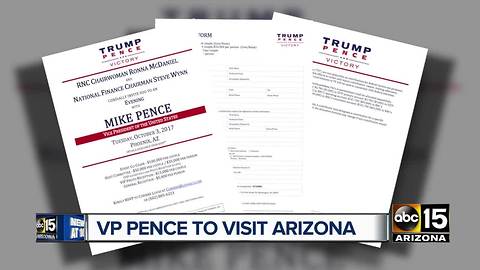 Mike Pence holding fundraiser in Valley next Tuesday