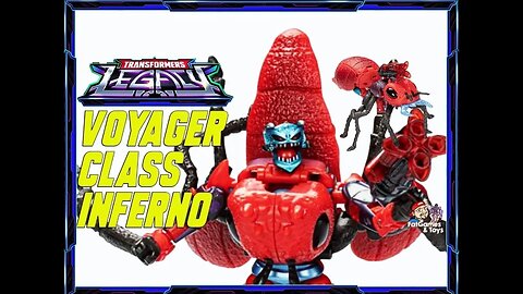 ⚠️🐜Transformers Legacy Voyager Class Predacon Inferno Review