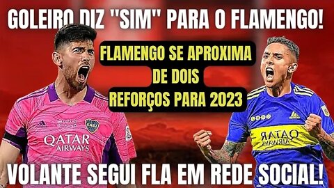 AGUSTIN ROSSI DIZ " SIM " PARA O FLAMENGO/ AGUSTIN ALMENDRA COMEÇA A SEGUIR O FLA EM REDE SOCIAL.