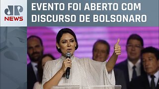 Michelle Bolsonaro é empossada como presidente do PL Mulher