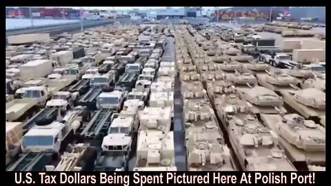 U.S. Tanks Personnel Carriers And Armored Vehicle Photographed At Polish Port!