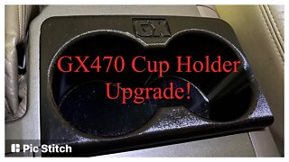 GX470 Cup Holder Upgrade!