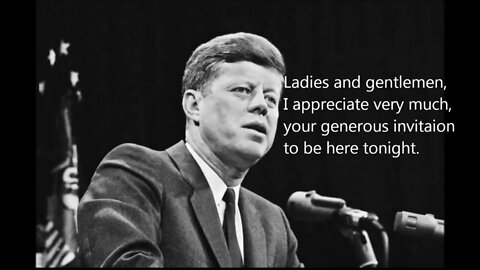 THE MOST IMPORTANT SPEECH IN AMERICAN HISTORY - JFK SECRET SOCIETIES SPEECH - APRIL 27, 1961