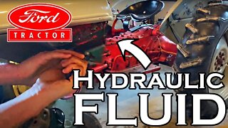 Ford 8N Tractor 🛢️ Changing Transmission Hydraulic Fluid