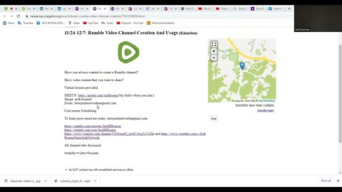 Rumble Video Channel Creation And Usage (Kinnelon)