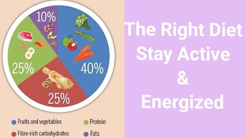 The Right Diet stay active & Energized