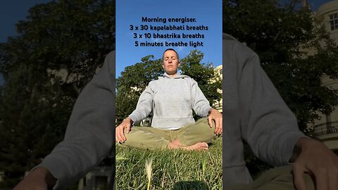 Natural morning energiser 🔥 #breath #breathwork #mindfulness #breathing #breathingexercises