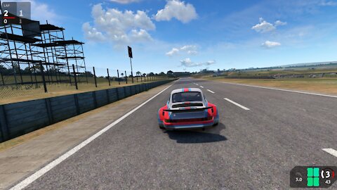 Porsche 911 RSR '74 at Kyalami South Africa on Automobilista 2 in VR.