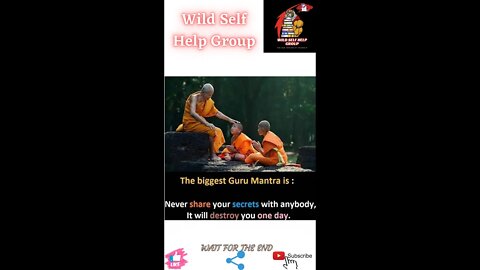 🔥The biggest guru mantra🔥#shorts🔥#viralshorts🔥#motivation🔥#wildselfhelpgroup🔥