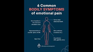 6 common Bodily Symptoms of EMOTIONAL PAIN with Eden's Living TV