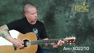 How to play Led Zeppelin Babe I'm Gonna Leave You guitar song lesson with chords strum patterns